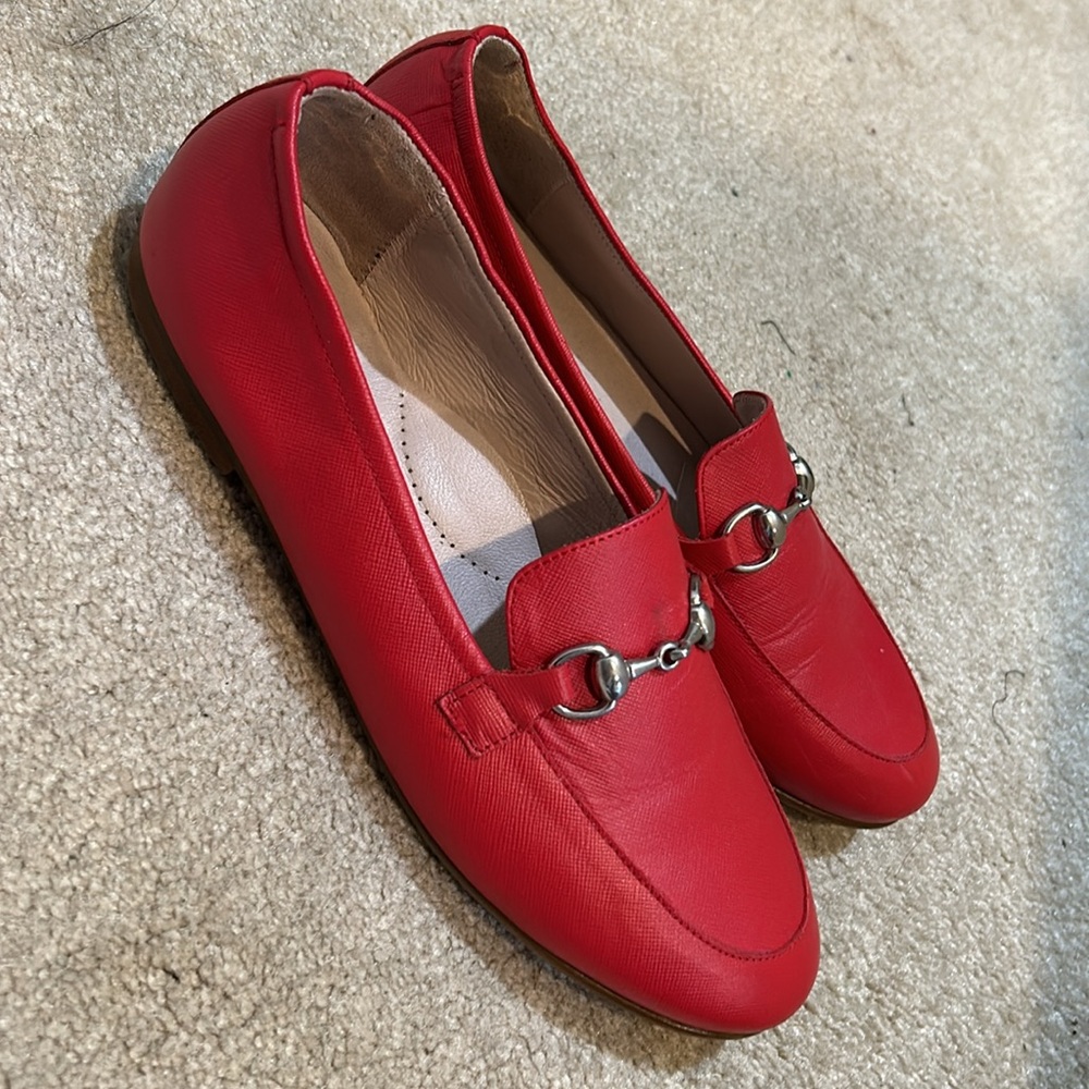 Women’s Red Loafers